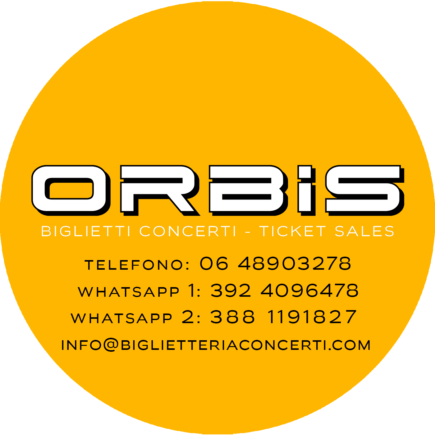Orbis Tickets Roma - Contatti
